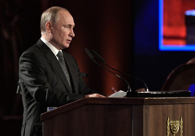 Discurso de Vladimir Putin no Forum Relembrando o Holocausto