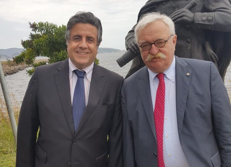 Monumento ao explorador Faddei Bellingshausen é inaugurado no Rio de Janeiro